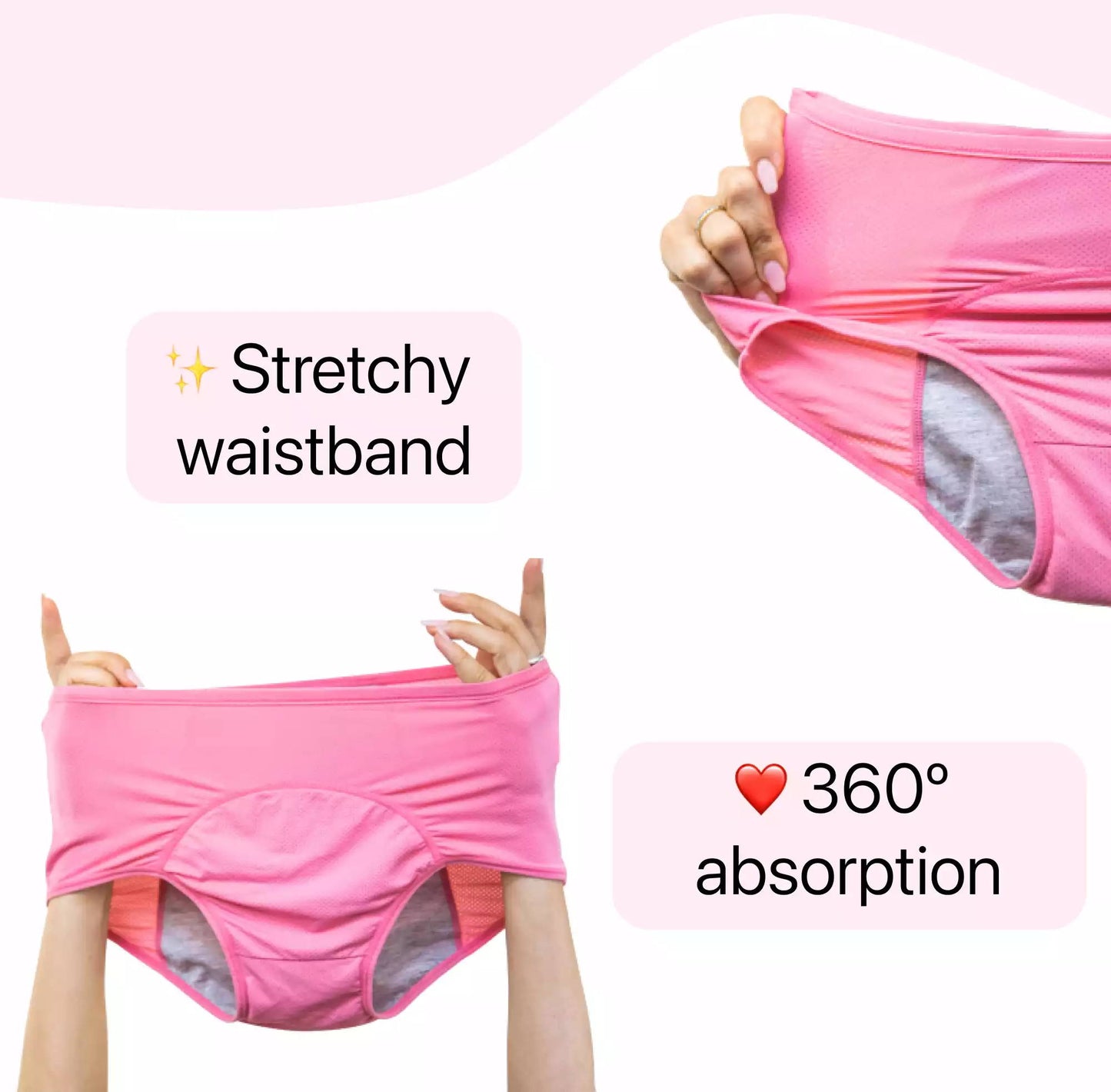 🌸Last Day-Buy 1 Get 3 Packs🔥2026 Best Seller High Waist Leak proof panties